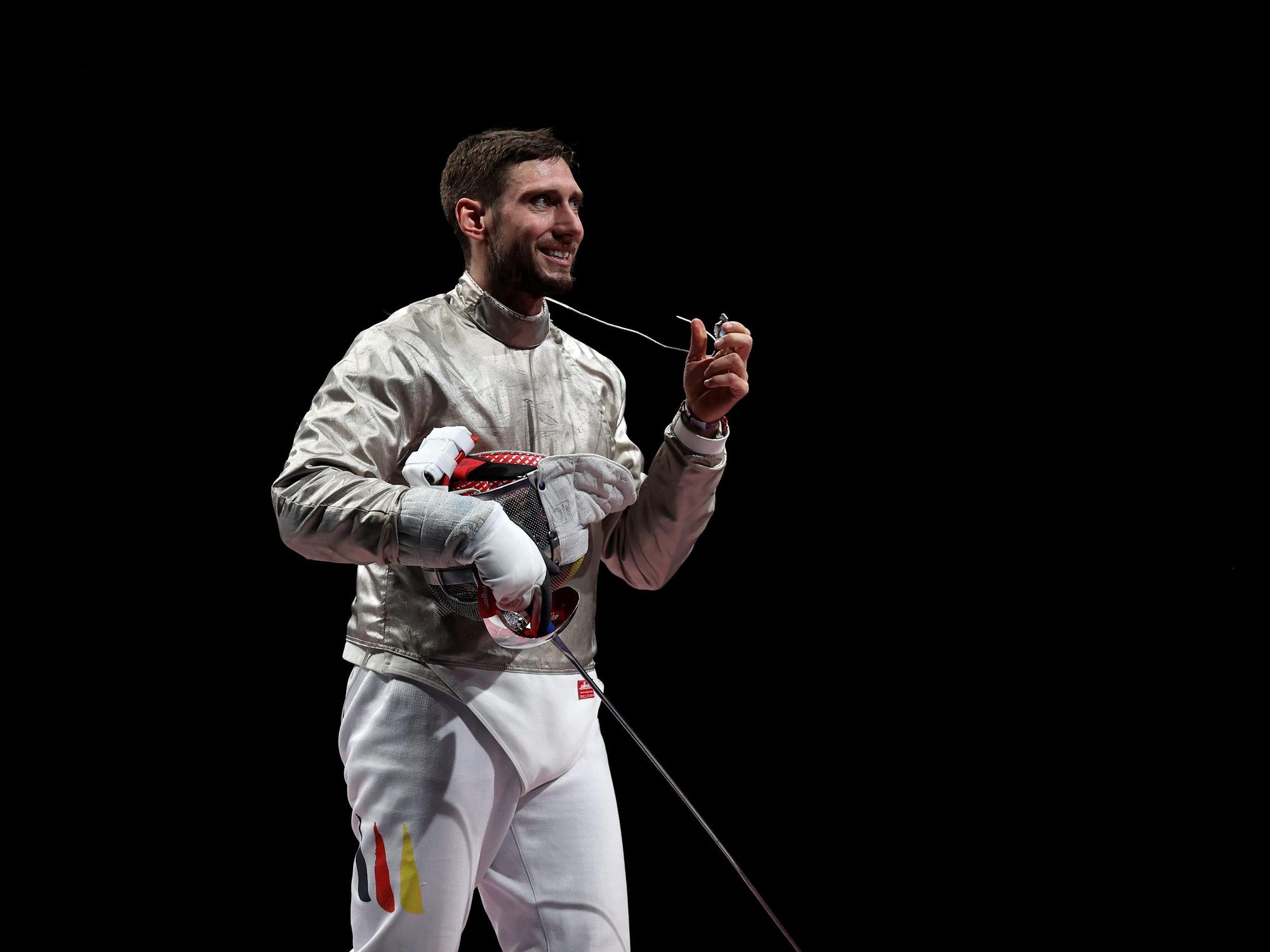 Säbelfechter Max Hartung (Deutschland) kämpft für eine faire Bezahlung der Olympiasportler.