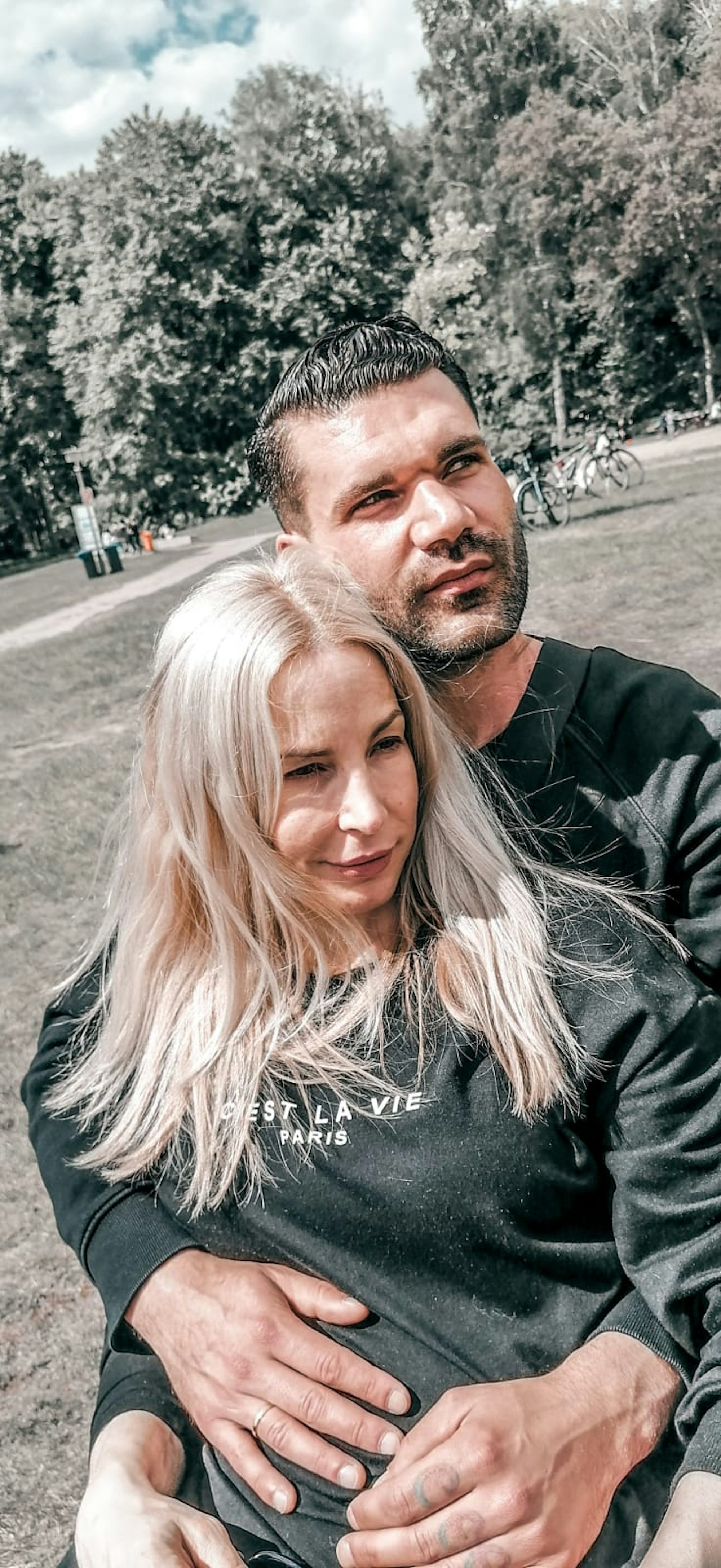 Mike Cees-Monballijn und Michelle Monballijn. Das Paar nimmt am „Sommerhaus der Stars“ 2021 teil. Das Foto wurde EXPRESS von Mike Cees zur Berichterstattung honorarfrei zur Verfügung gestellt