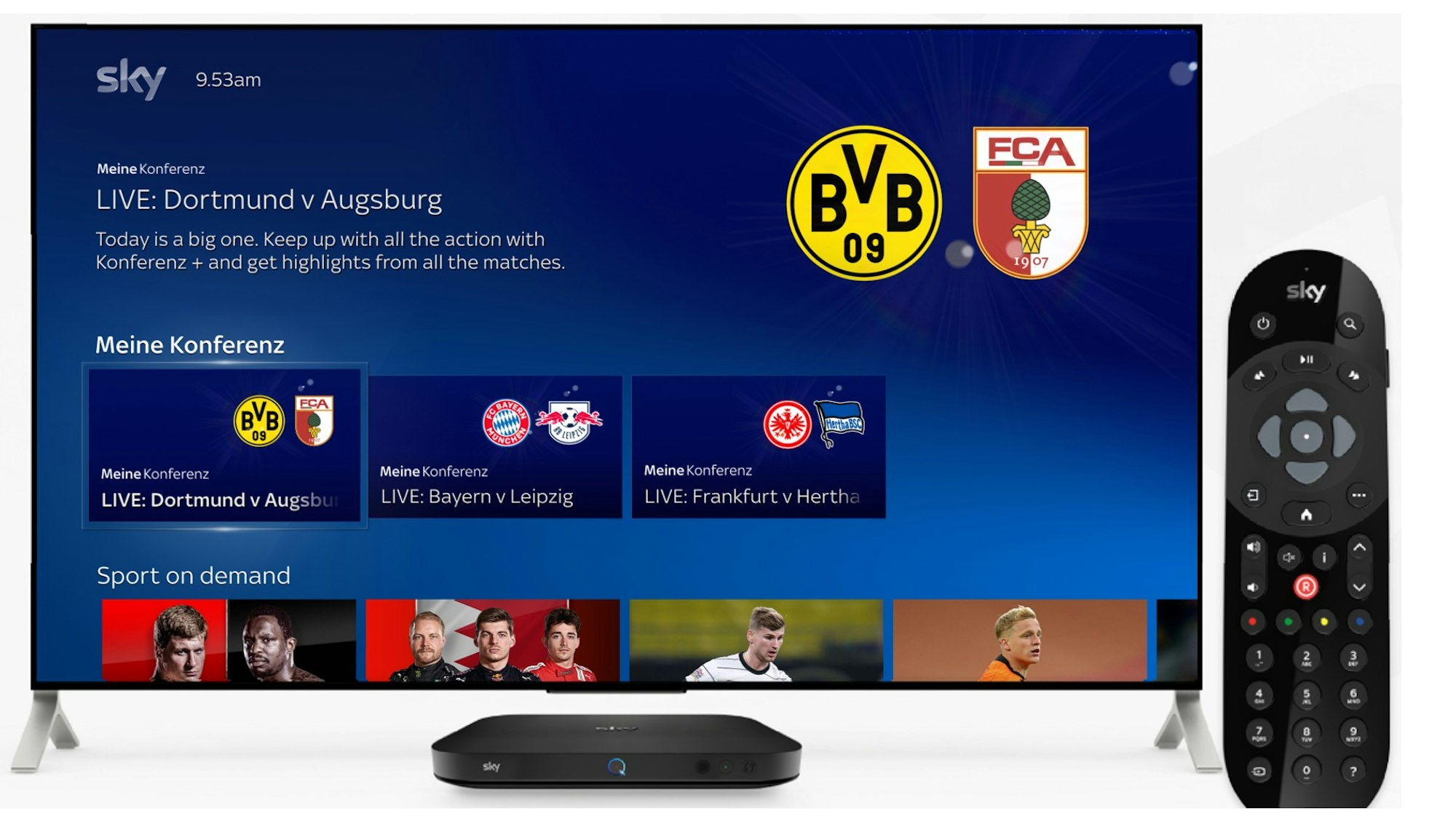 Sky-Kunden haben ab der kommenden Saison die Möglichkeit, sich die Bundesliga-Konferenz individuell zusammenzustellen.
