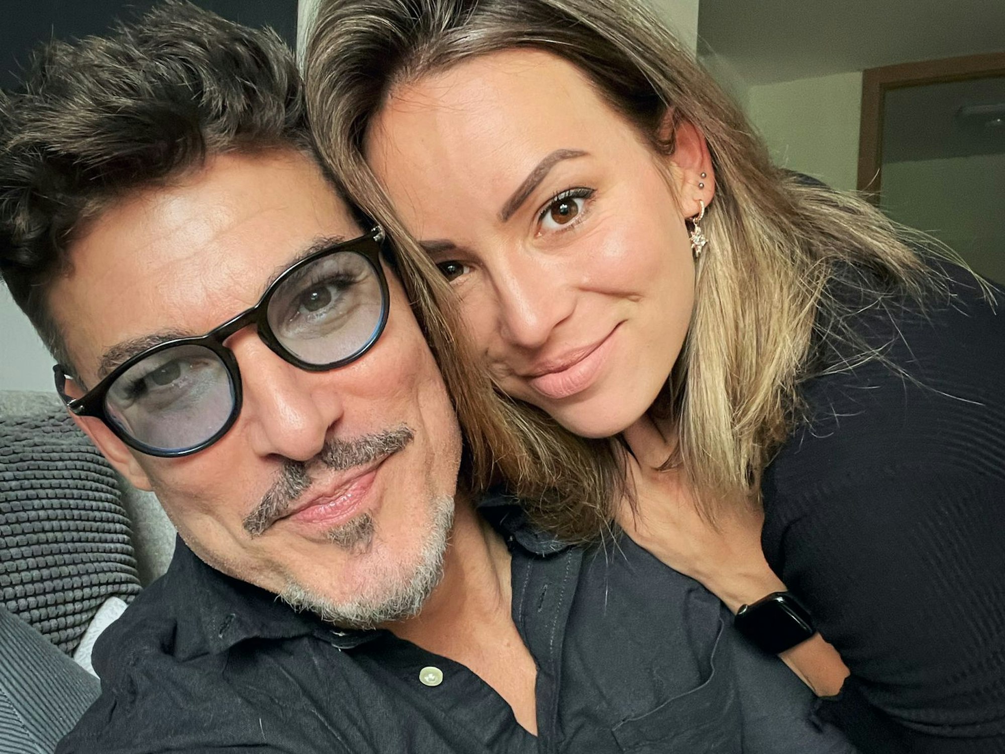 Chris Töpperwien am 3. August 2021 mit Nicole.