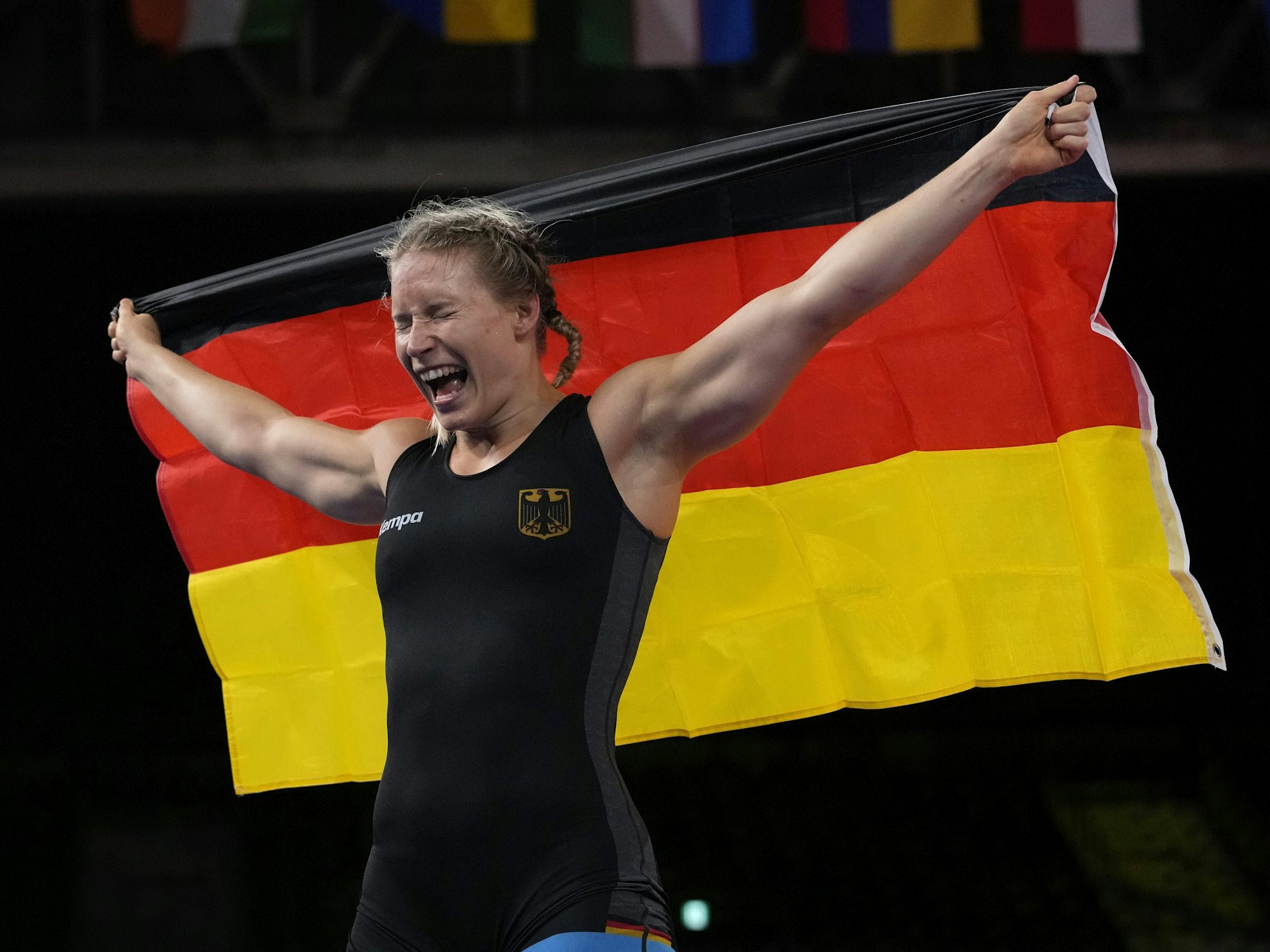 Aline Rotter-Focken wird Olympiasiegerin im Ringen in Tokio.