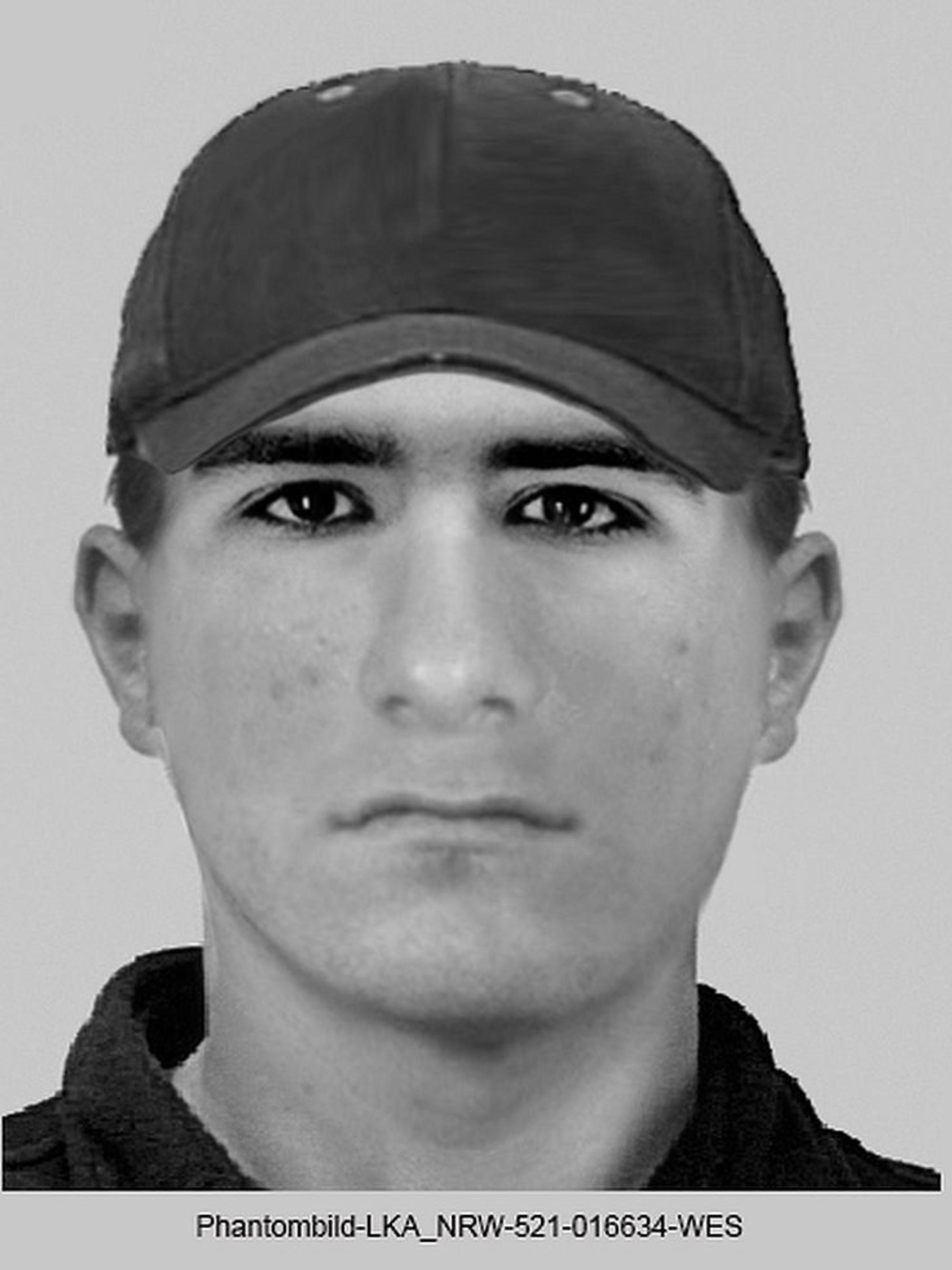 Nach diesem mutmaßlichen Täter fahndet die Polizei im Zusammenhang mit dem versuchten Raub in Spenge.