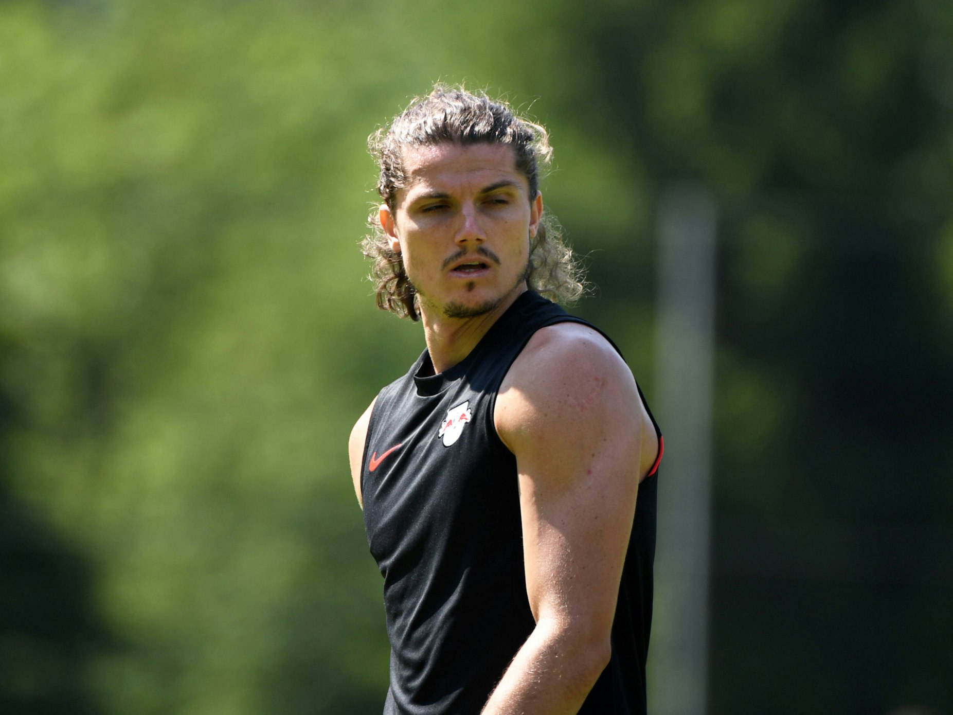 Marcel Sabitzer von RB Leipzig im Trainingslager in Saalfelden.