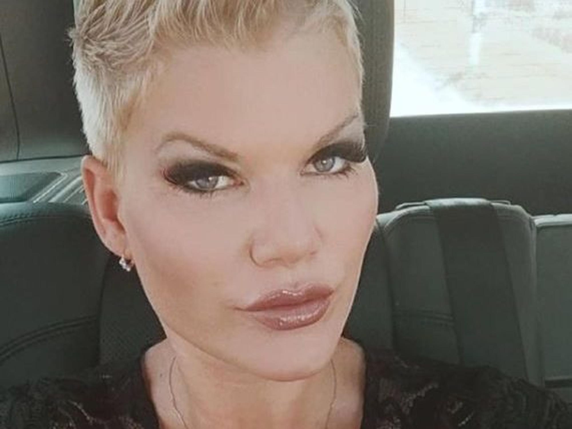 Melanie Müller posiert für ein Instagram-Selfie (aufgenommen am 26. Juli 2021).
