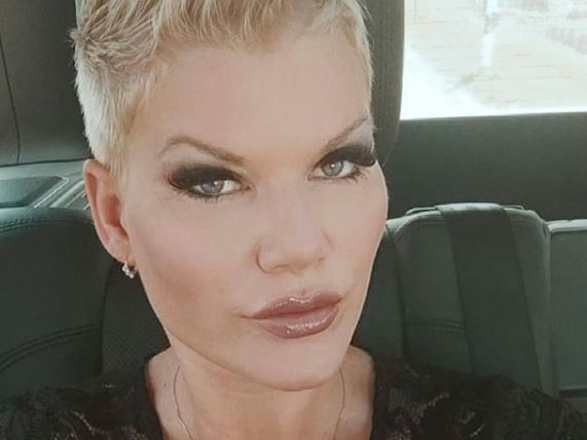 Melanie Müller posiert für ein Instagram-Selfie (aufgenommen am 26. Juli 2021).