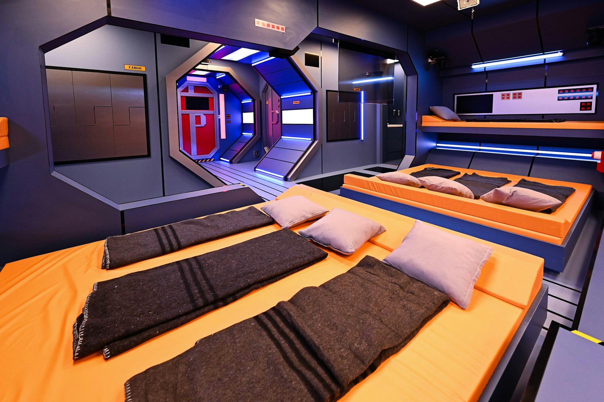 Promi Big Brother 2021, Der Schlafbereich auf der Raumstation