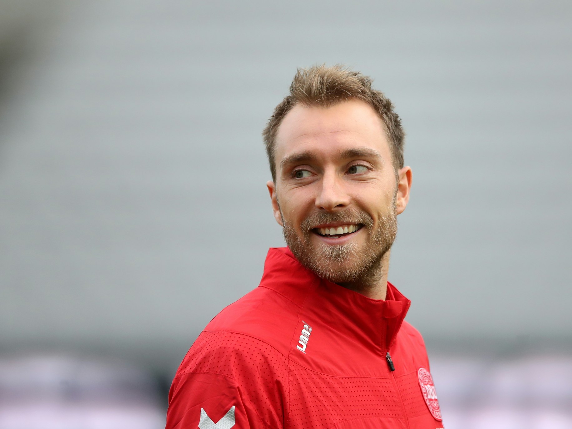 Dänemarks Fußballer Christian Eriksen während einer Trainingseinheit mit der dänischen Nationalmannschaft im Sommer 2021.