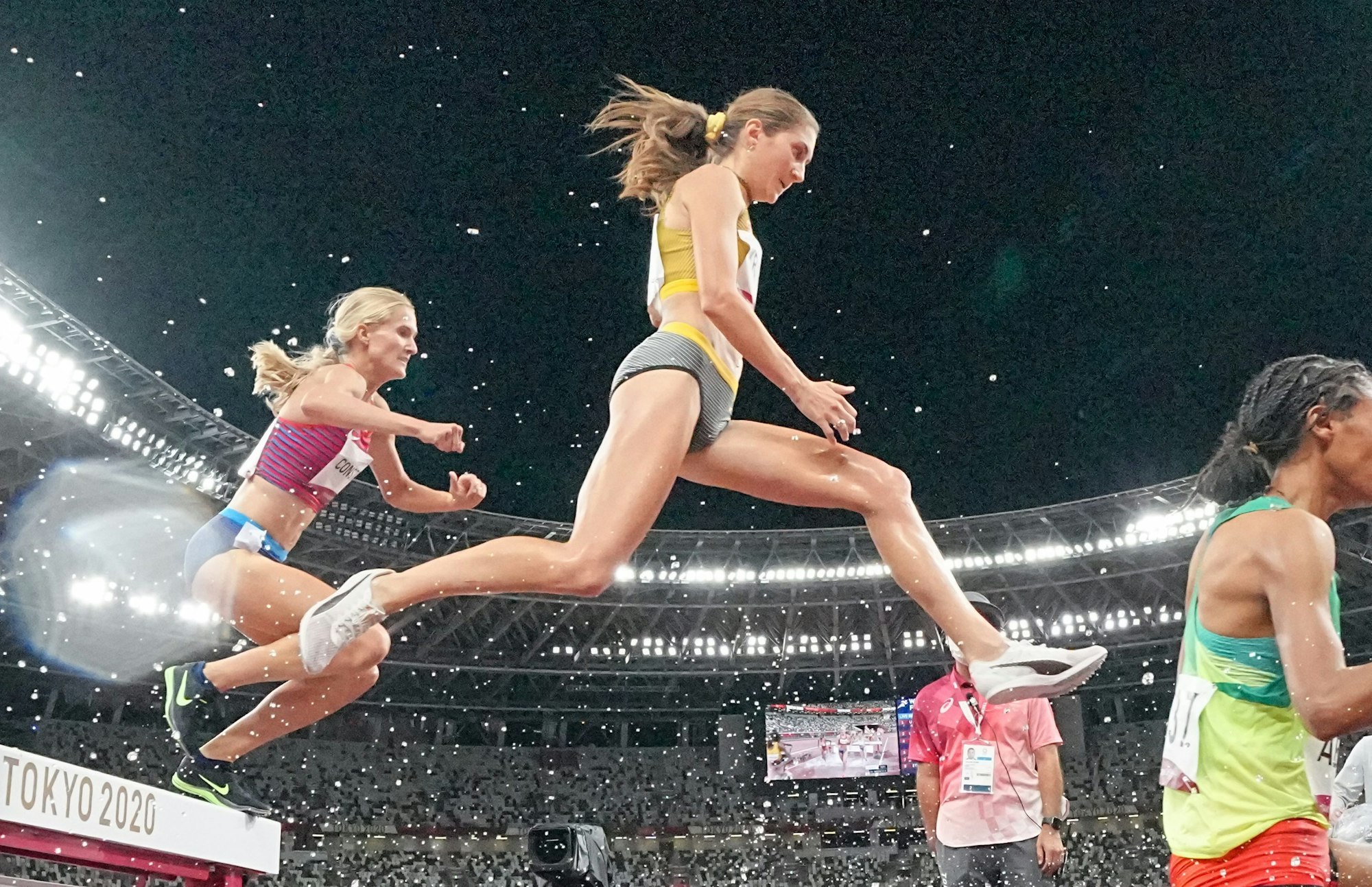Gesa Felicitas Krause im Finale über 3000 Meter Hindernis