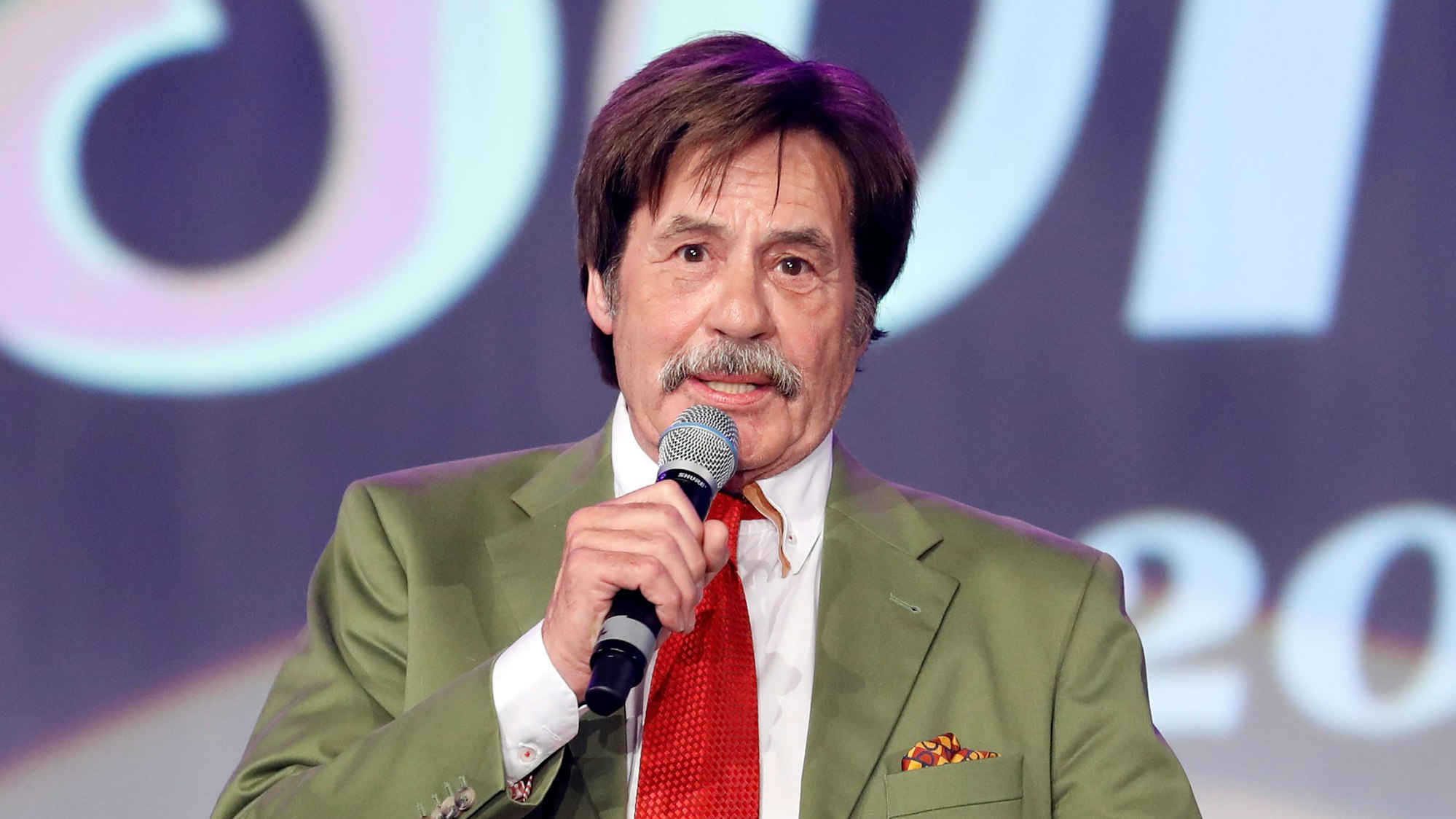 Jörg Draeger Entertainer, bei der Verleihung der Goldenen Sonne 2019 während der Sonnenklar.TV-Gala im Wunderland Kalkar.