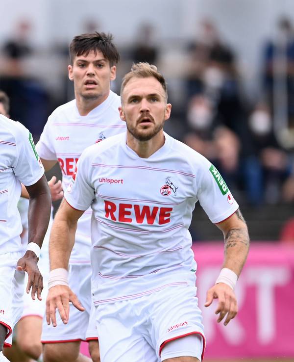 Anthony Modeste und Rafael Czichos spielen für den 1. FC Köln gegen den FC Bayern München.