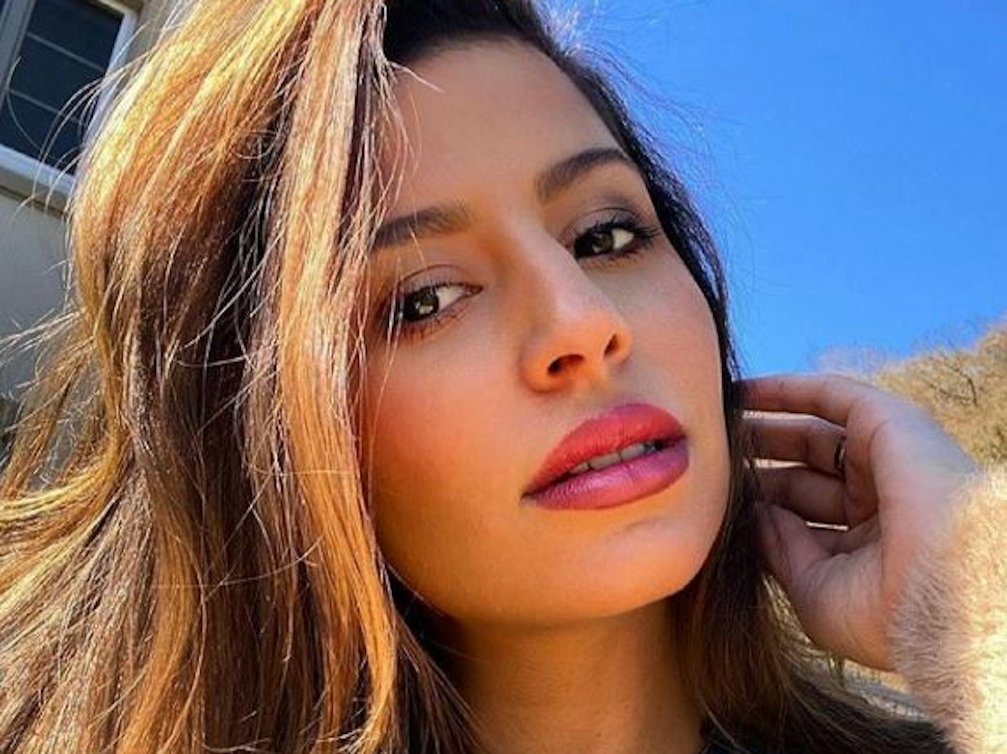 Eva Benetatou auf einem Instagram-Selfie vom 12. März 2021.