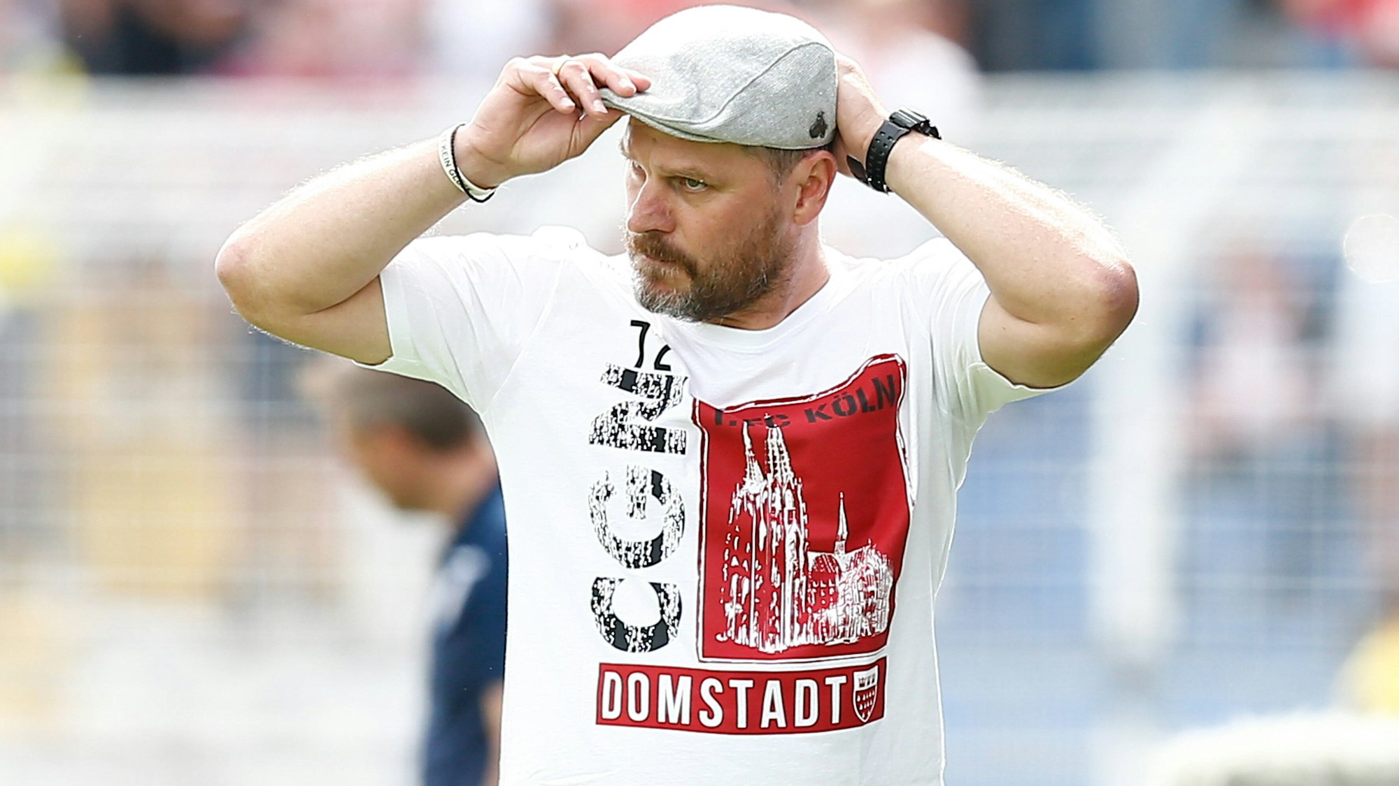 Steffen Baumgart beim Pokal-Spiel Carl Zeiss Jena gegen 1. FC Köln