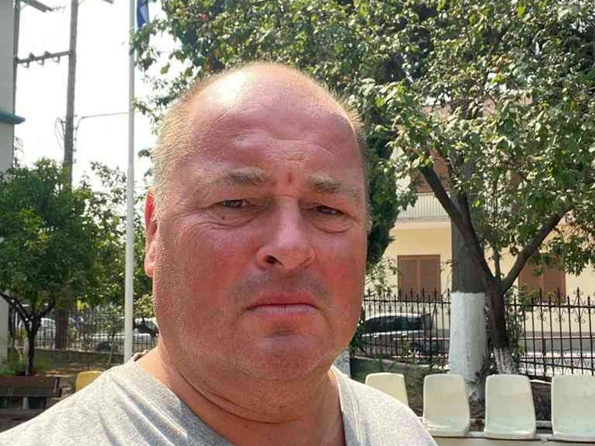 Stephan Brandt am 9. August auf dem sicheren griechischen Festland.