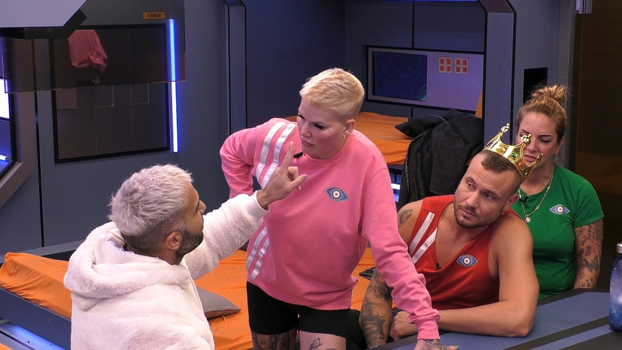 Rafi Rachek und Melanie Müller streiten bei Promi Big Brother 2021