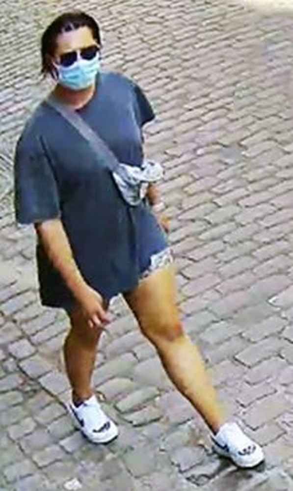 Eine der zwei Einbrecherinnen aus der Salzgasse