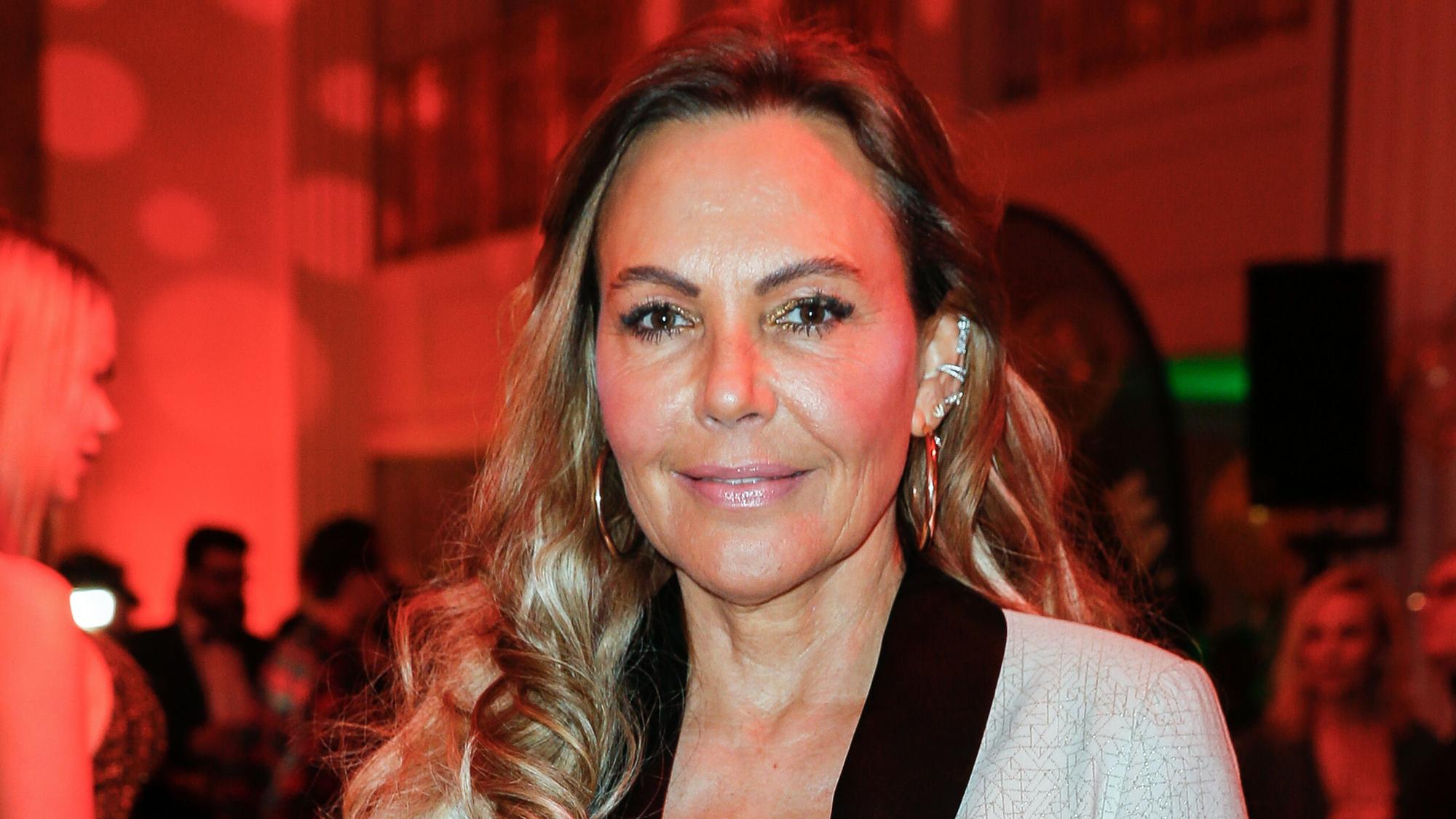 Natascha Ochsenknecht auf der Party von «Movie Meets Media» im Hotel Adlon, die im Rahmen der 70. Berlinale stattfand. (zu dpa "Natascha Ochsenknecht kämpft für härtere Strafen bei Kindesmissbrauch") +++ dpa-Bildfunk +++