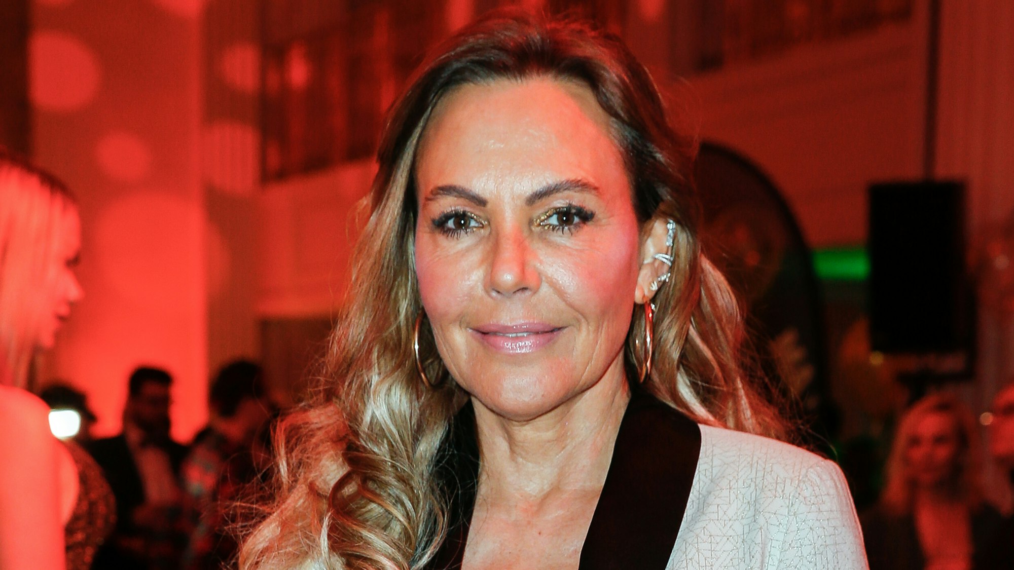 Natascha Ochsenknecht auf der Party von «Movie Meets Media» im Hotel Adlon, die im Rahmen der 70. Berlinale stattfand. (zu dpa "Natascha Ochsenknecht kämpft für härtere Strafen bei Kindesmissbrauch") +++ dpa-Bildfunk +++