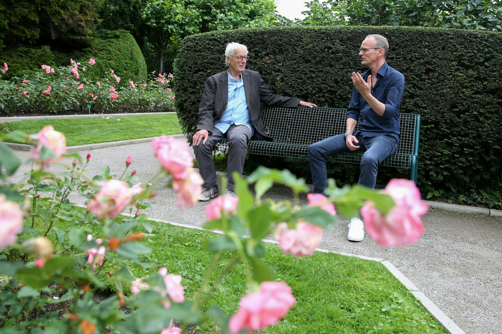 Interview (SoEx-Talk) mit Moderator Thomas Bug
Rosengarten im Fort X.