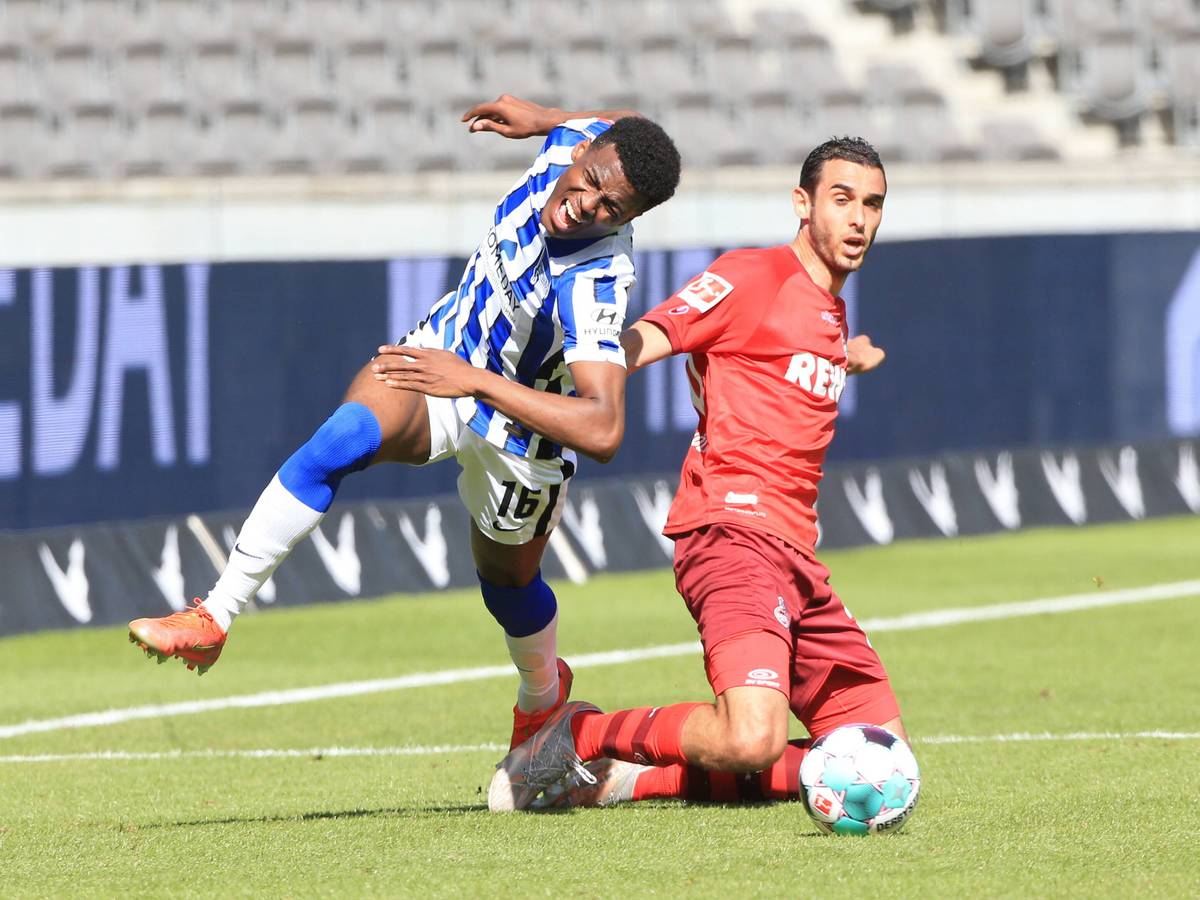Ellyes Skhiri spielt mit dem 1. FC Köln in der Bundesliga bei Hertha BSC.