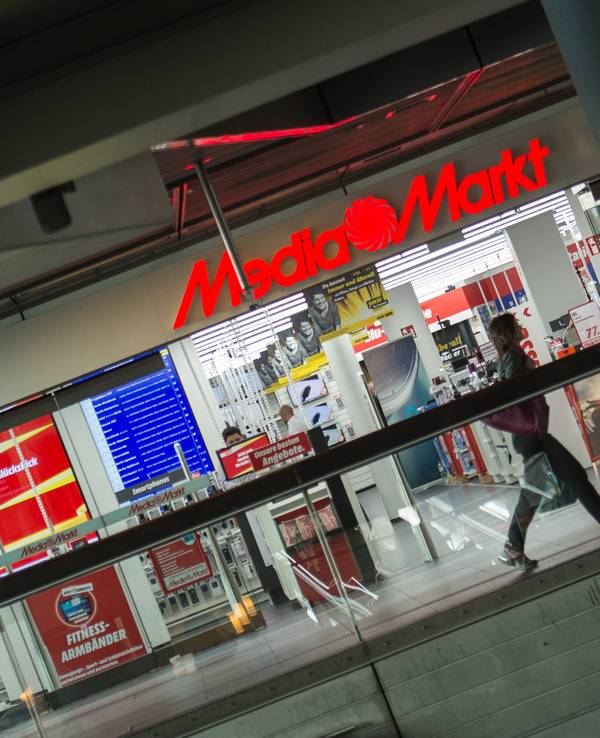 Ein Blick auf die MediaMarkt Filiale in Berlin HBF. Das Foto stammt von 2016.