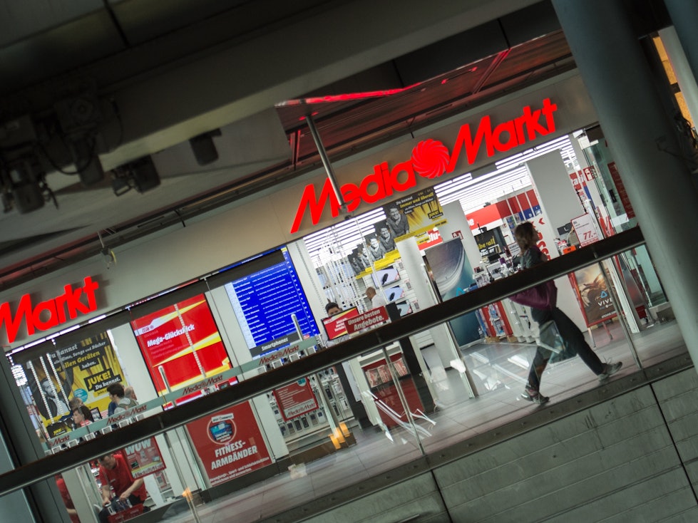 Ein Blick auf die MediaMarkt Filiale in Berlin HBF. Das Foto stammt von 2016.