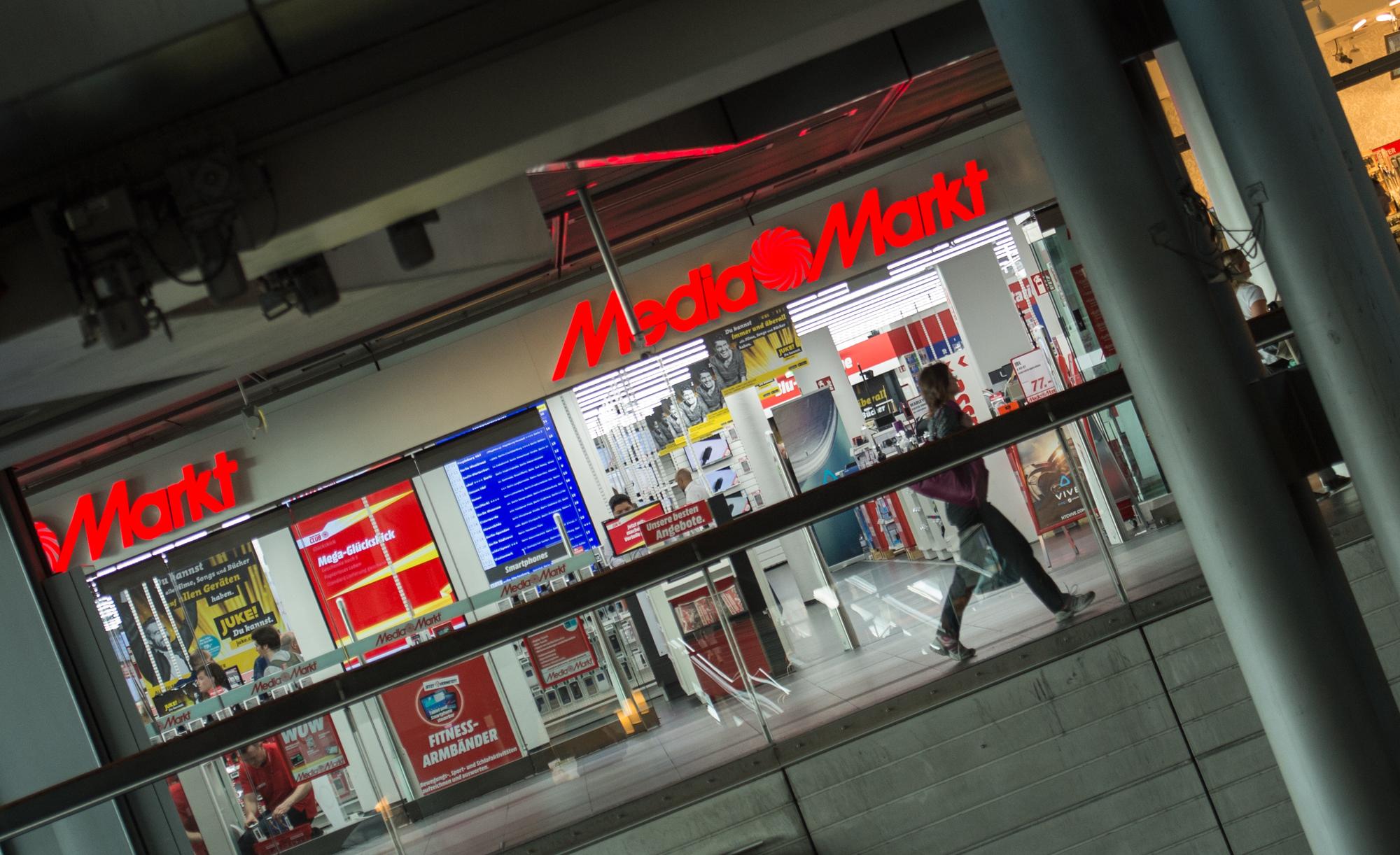 Ein Blick auf die MediaMarkt Filiale in Berlin HBF. Das Foto stammt von 2016.