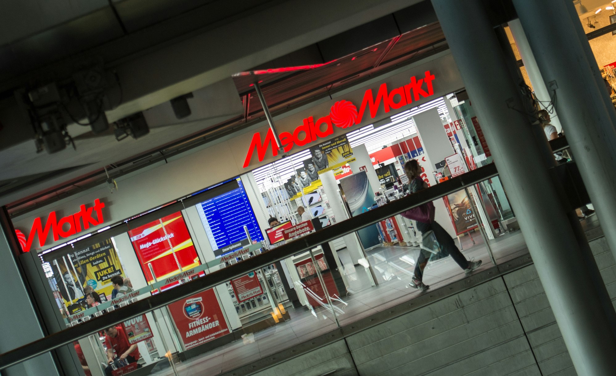Ein Blick auf die MediaMarkt Filiale in Berlin HBF. Das Foto stammt von 2016.