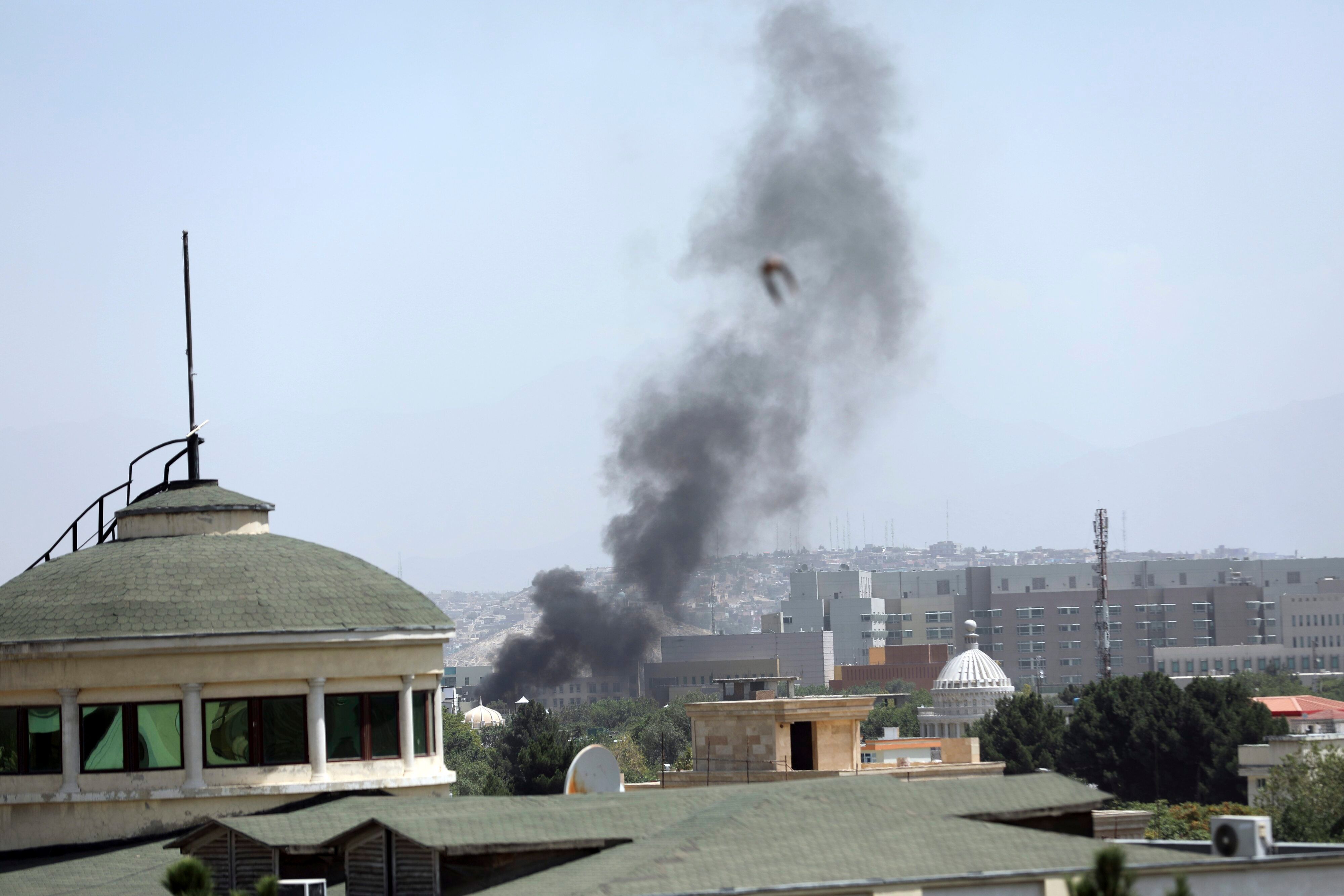 US-Botschaft in Kabul am 15. August 2021: Es soll eine friedliche Machtübernahme geben.
