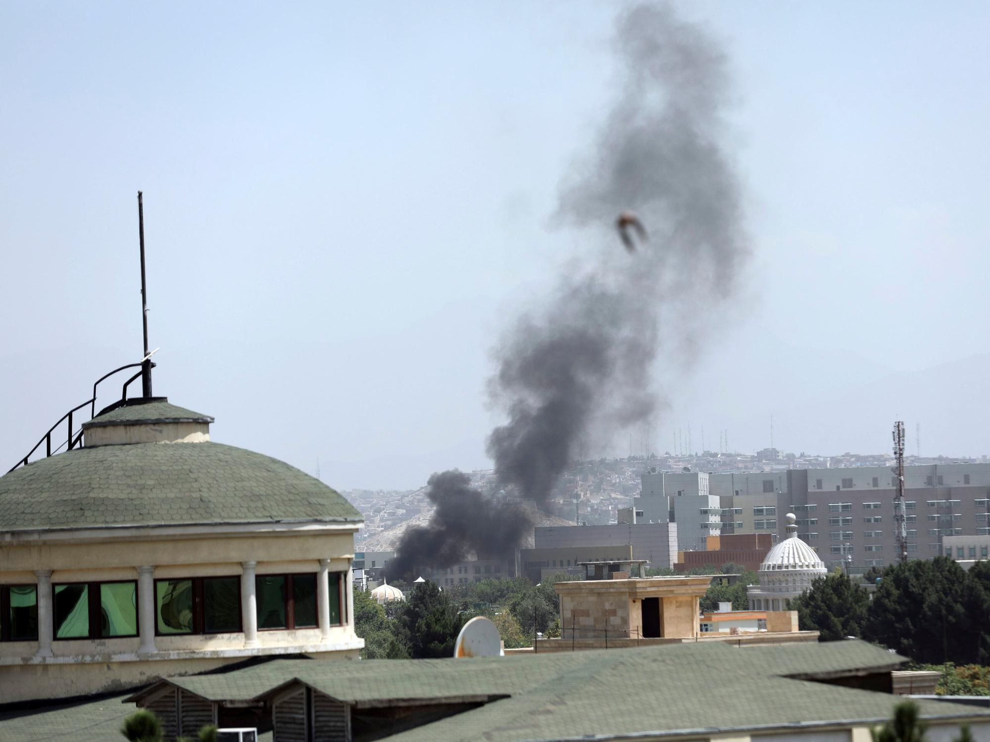 US-Botschaft in Kabul am 15. August 2021: Es soll eine friedliche Machtübernahme geben.