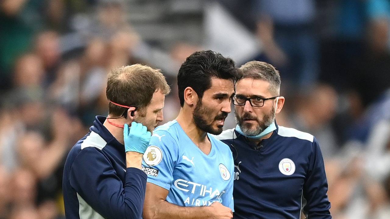 Ilkay Gündogan von Manchester City ging bei Tottenham Hotspur verletzt vom Feld.