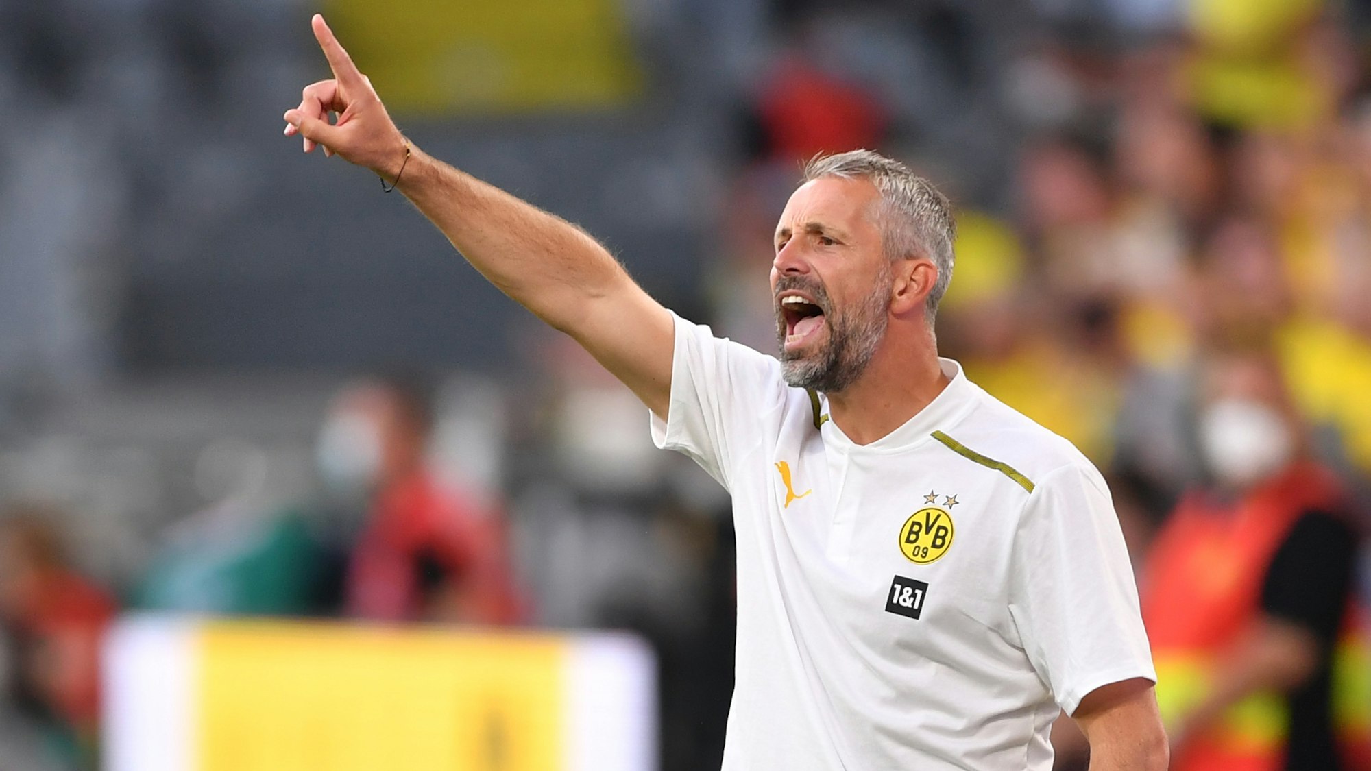 Marco Rose gibt lautstark Anweisungen