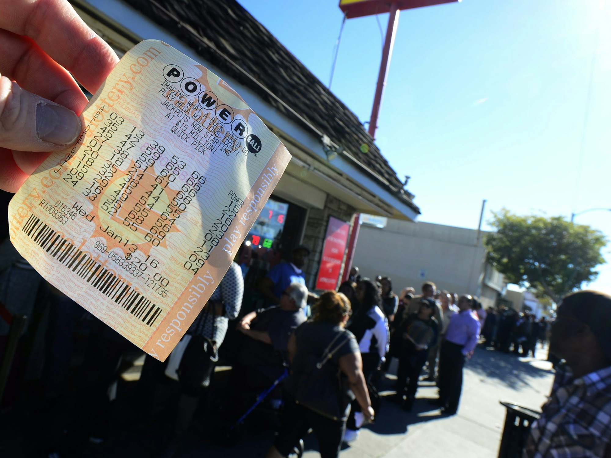 Die Wahrscheinlichkeit, bei der australischen Powerball-Lotterie zu gewinnen, liegt bei Eins zu 134 Millionen.