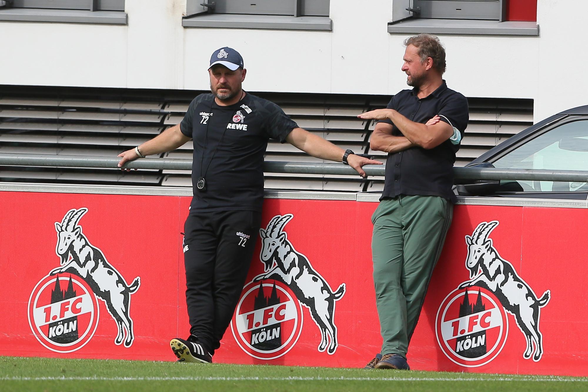 Jörg Jakobs mit Steffen Baumgart