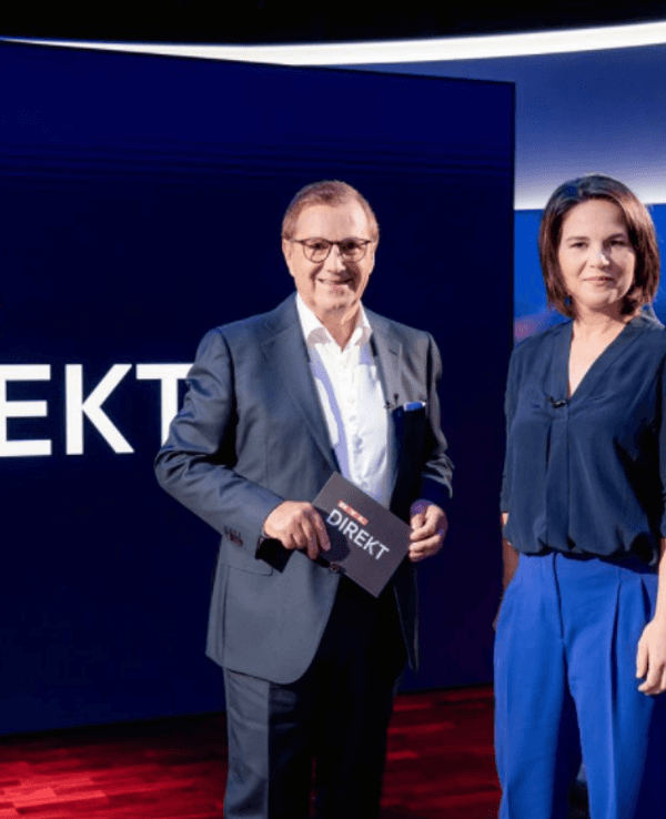 Annalena Baerbock war am Montagabend der erste Gast in RTLs neuer Informationssendung „RTL Direkt“.