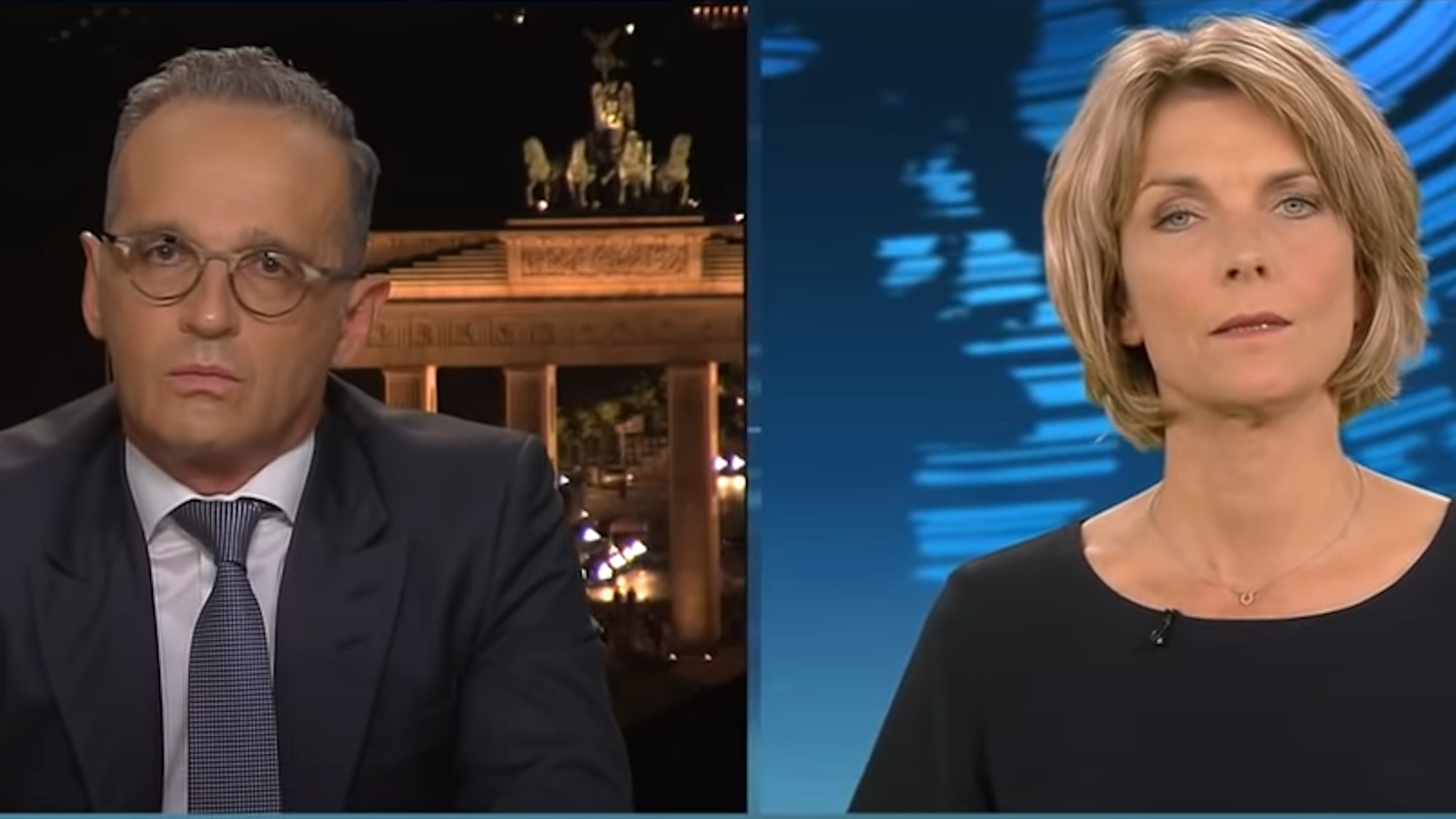 Heiko Maas im Gespräch mit Marietta Slomka