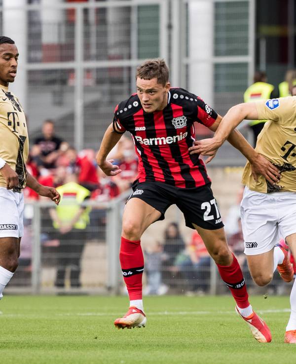 Florian Wirtz im Testspiel von Bayer 04 Leverkusen gegen den FC Utrecht.