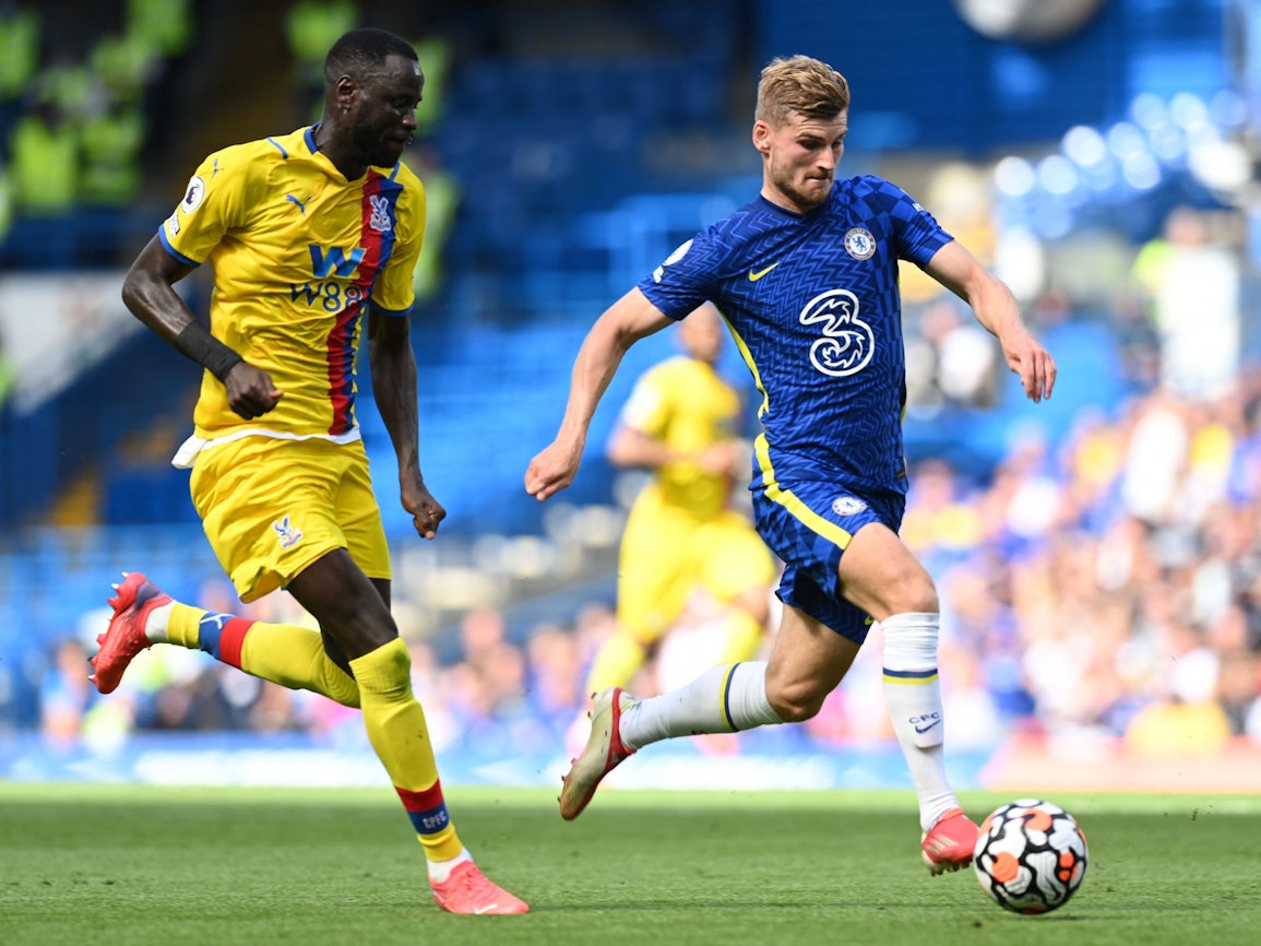 Timo Werner im Spiel des FC Chelsea gegen Crystal Palace.