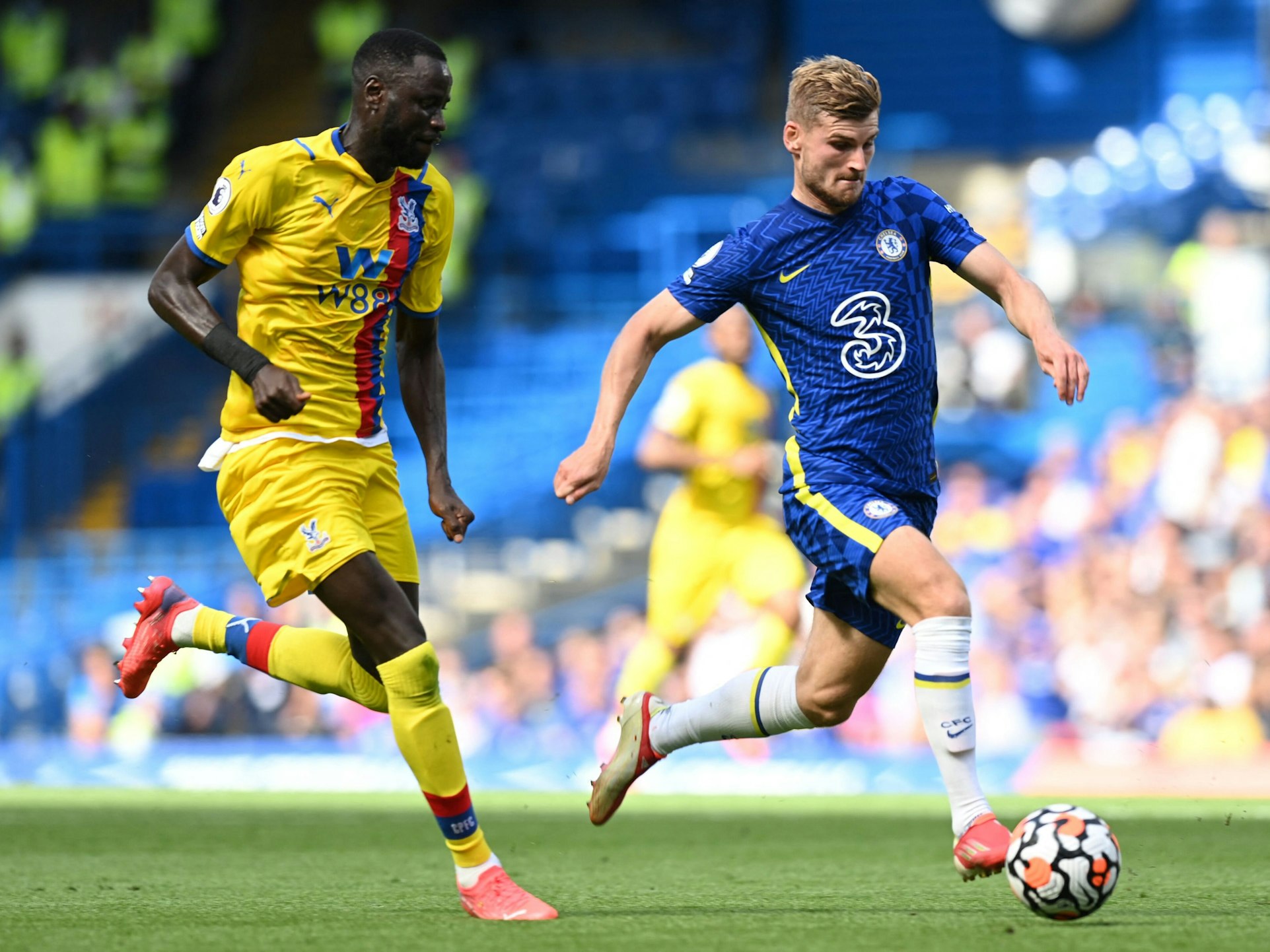 Timo Werner im Spiel des FC Chelsea gegen Crystal Palace.