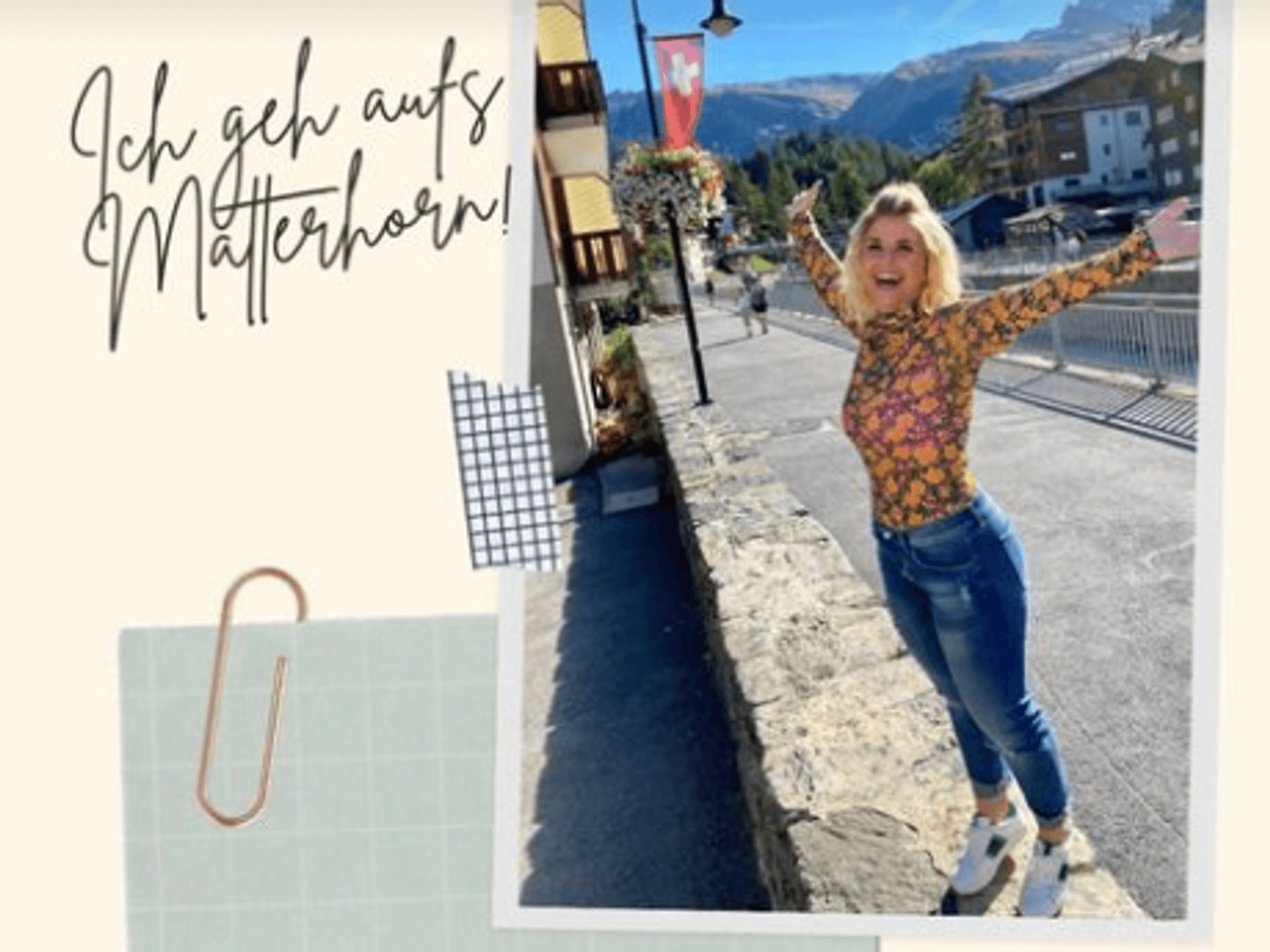 Beatrice Egli nimmt ihre Instagram-Fans bei ihrer Matterhorn-Vorbereitung mit.