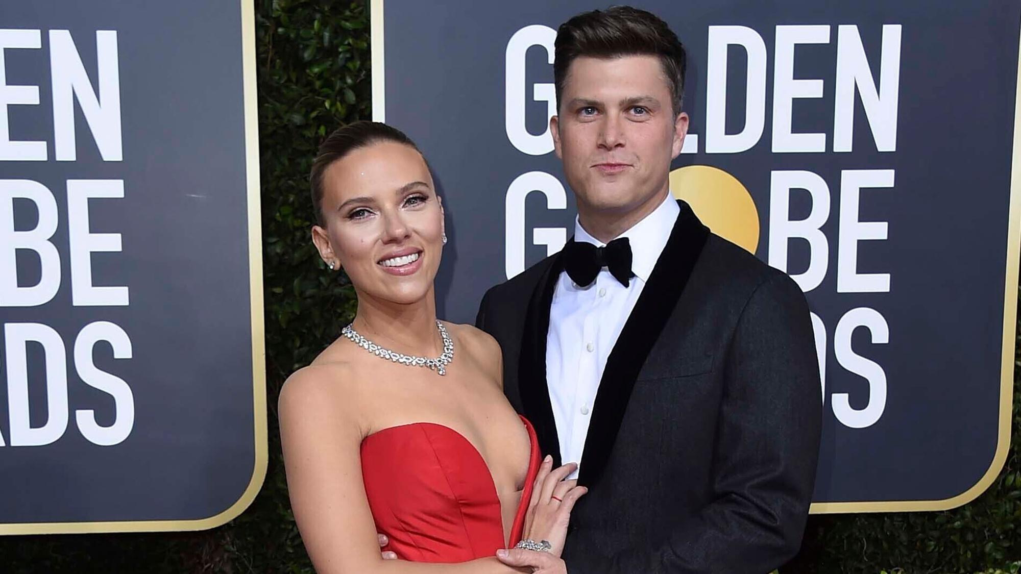 Scarlett Johansson und Colin Jost, hier bei der 77. Golden Globe Verleihung, sind Eltern geworden.