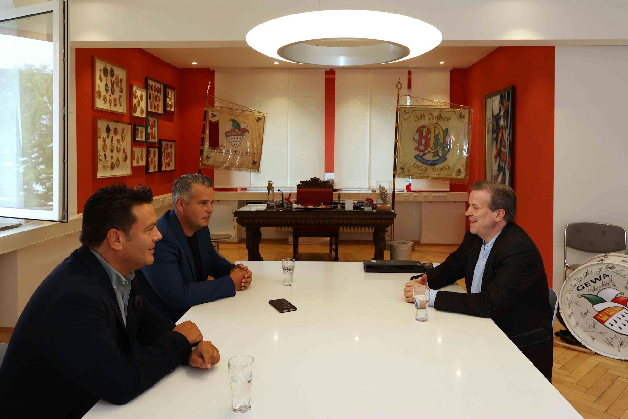 EXPRESS-Interview mit Christoph Kuckelkorn in seinem Büro.