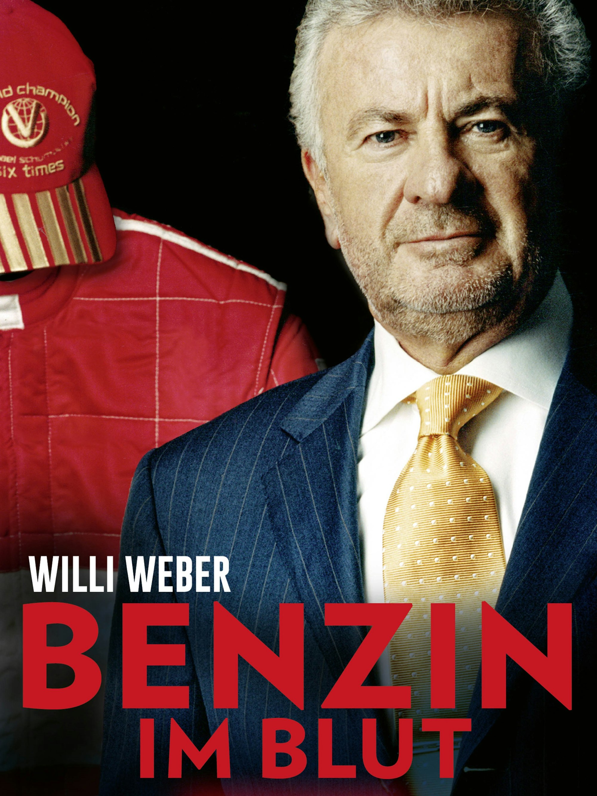 Buchcover der Autobiografie von Willi Weber: "Benzin im Blut"