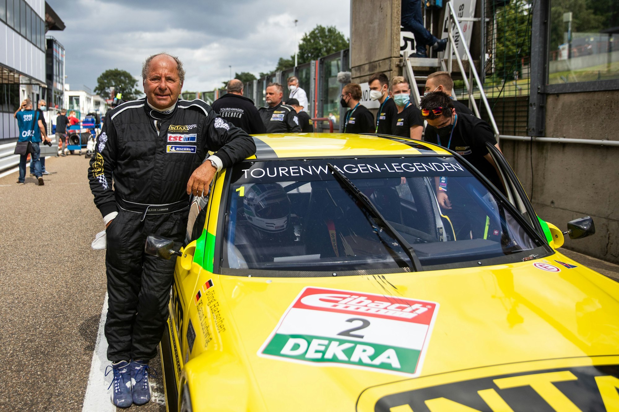 Klaus Ludwig am 1996-er Class-1-Mercedes