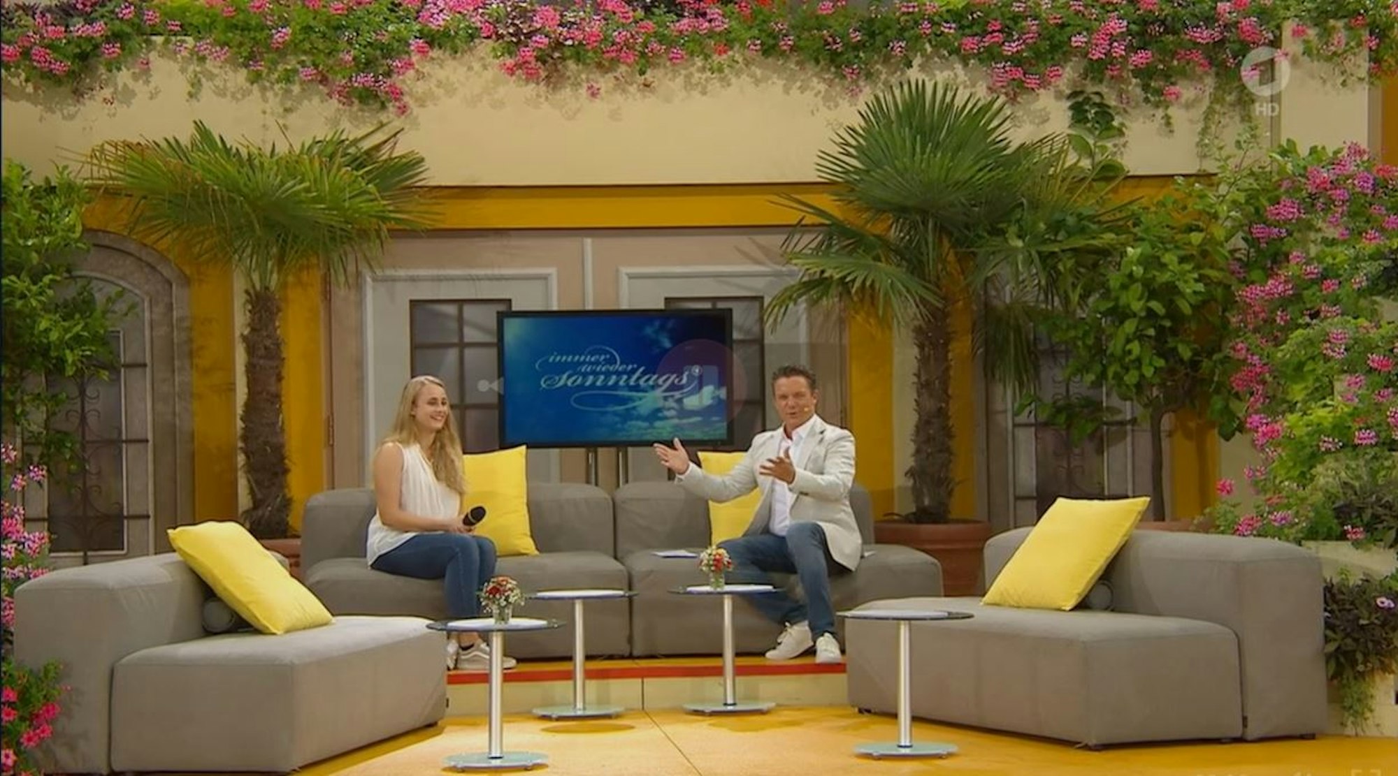 Immer wieder sonntags (22.8.2021): Stefan Mross und Gast Nadine Baas.