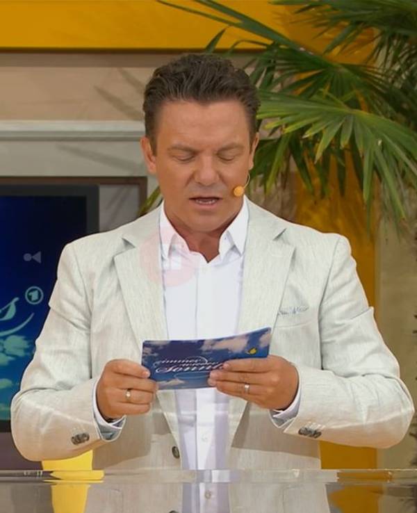 Immer wieder sonntags (22. August 2021) mit Stefan Mross. Screenshot zur Berichterstattung erstellt.