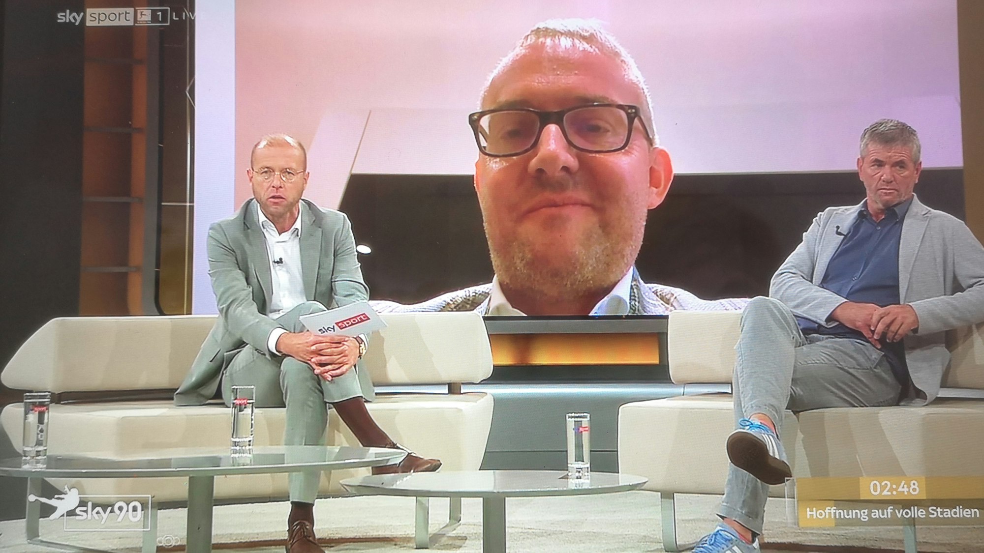 Alexander Wehrle ist am 22. August 2021 bei Sky90 auf Sky zugeschaltet.