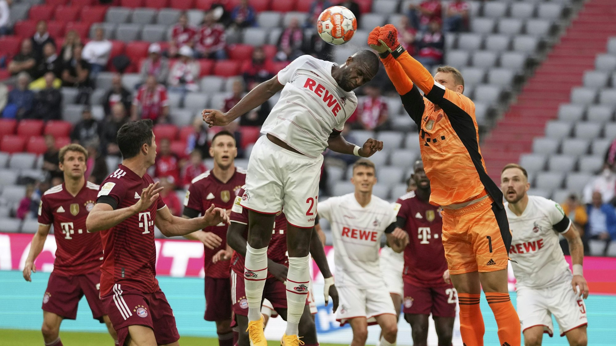 FC Bayern-Keeper Manuel Neuer in Aktion.