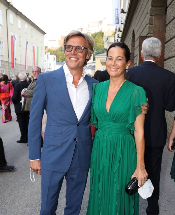 Birgit Lauda und Markus Sieberer bei den Salzburger Festspielen.