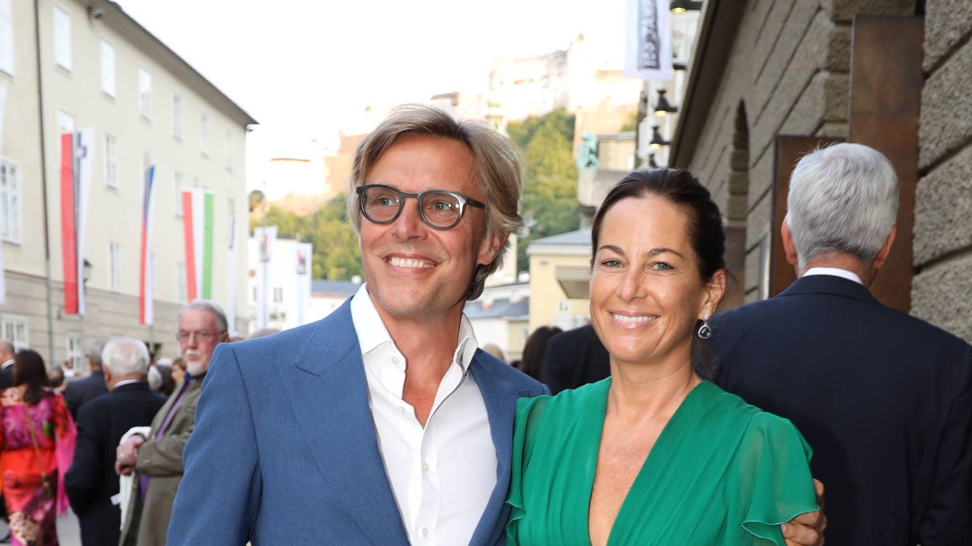 Birgit Lauda und Markus Sieberer bei den Salzburger Festspielen.