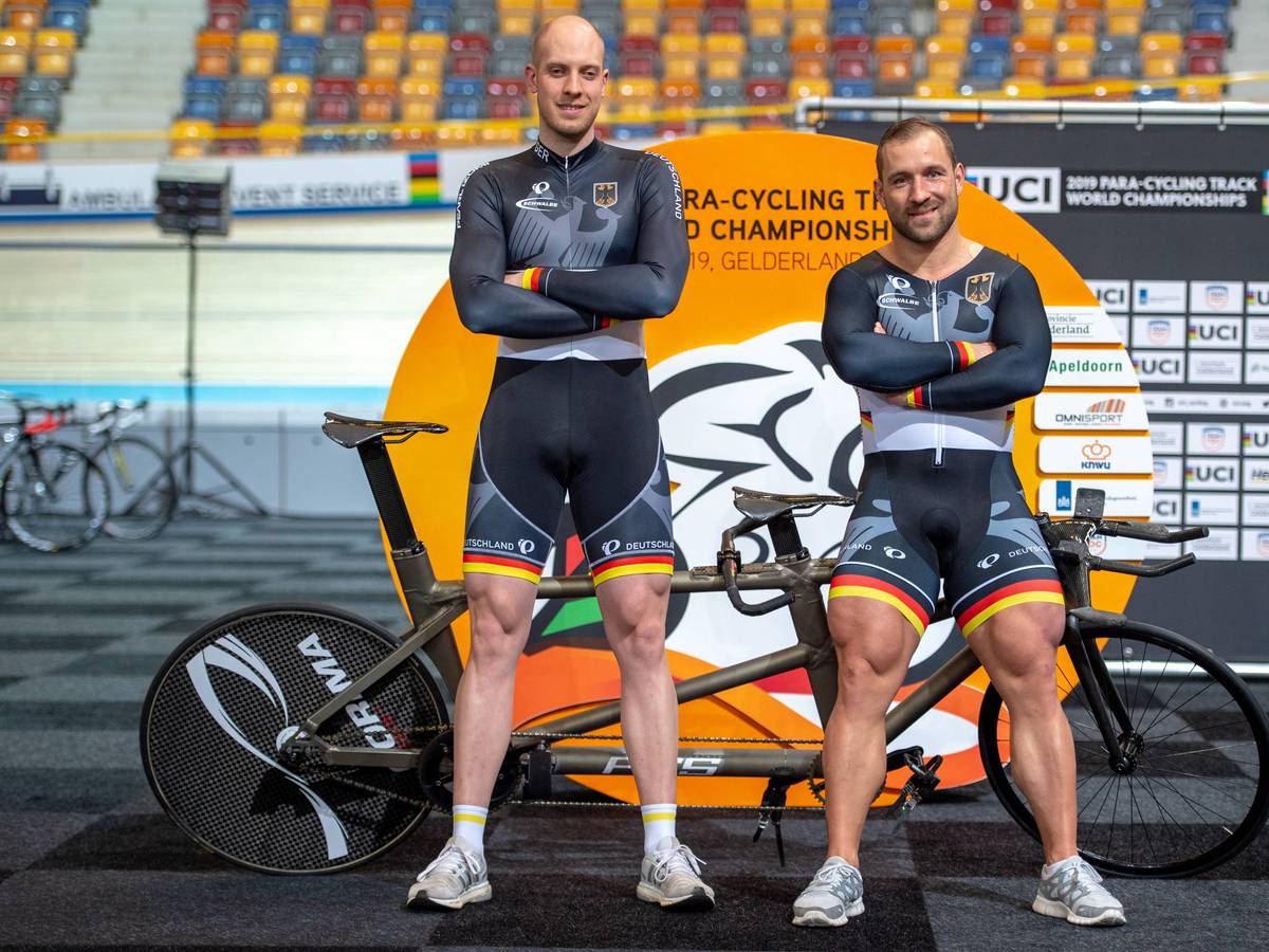 Para-Cycling Weltmeisterschaft 2019: Kai Kruse und Robert Förstemann.